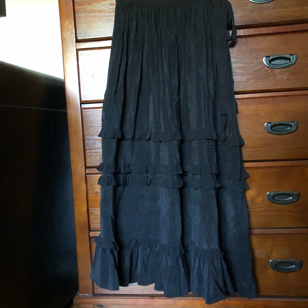 Black Tiered Skirt Size 2